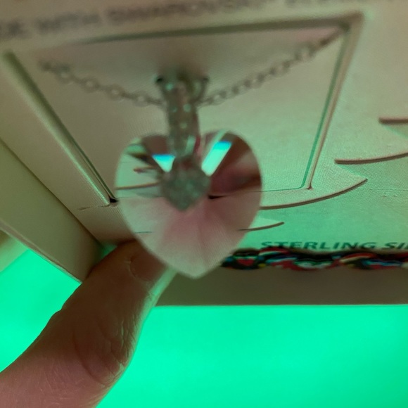 🦄💕 Valentine! Swarovski pendant with sterling - Picture 4 of 10